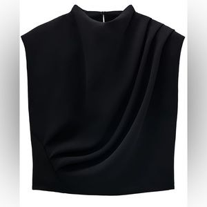Zara shoulder pad top